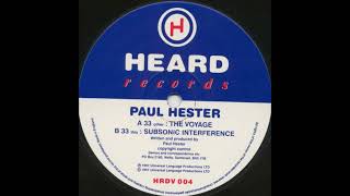 Paul Hester - Subsonic Interference [HRDV 004]