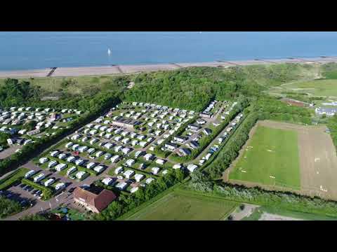 Camping Janse Zoutelande vanuit de lucht
