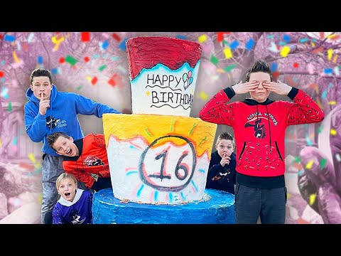 Ashton's SURPRISE 16th Birthday Party!