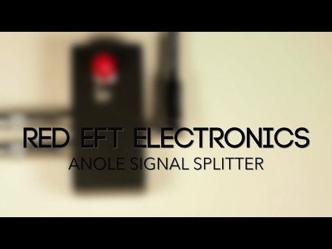 Red Eft Electronics Anole Signal Splitter Guitar Effects Pedal Demo