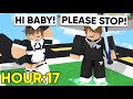 I Pretended To Be SUS To TapWater For 24 HOURS... (Roblox Bedwars)