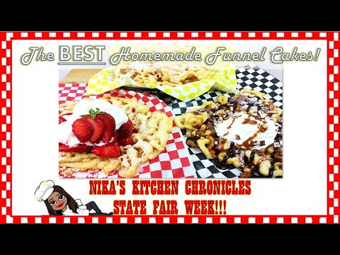 STATE FAIR WEEK: The BEST Funnel Cakes from Scratch!