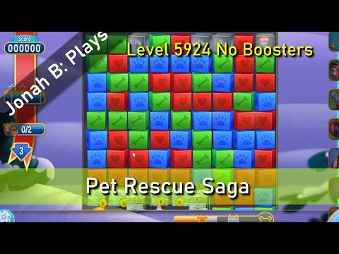 Pet Rescue Saga Level 5924 No Boosters