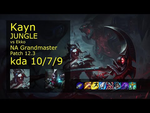 Rank 1 NA Kayn: Jungle vs Ekko