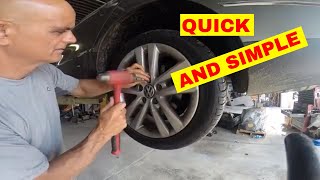 How to remove a locking lug nut without a key quick and easy