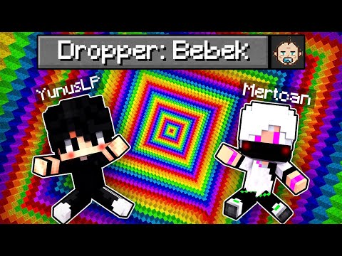 BEBEK ZORLUK SEVİYESİNDE DROPPER! - Minecraft