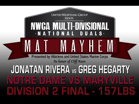157 Jonatan RIvera v Greg Hegarty - 2015 NWCA Multi-Divisional Duals - D2 FINAL