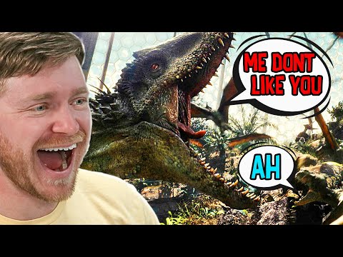 What if DINOSAURS could TALK in JURASSIC WORLD!? (Reaction)