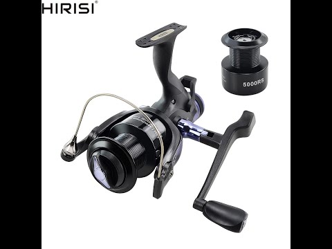 HIRISI Carp Fishing Reels Bait Runner with Extra Free Spool Spinning