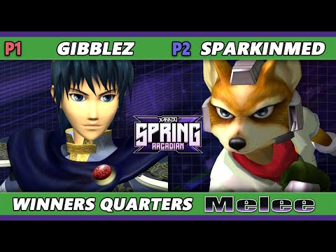 Xanadu Spring Arcadian - Gibblez (Marth) Vs. SparkinMed (Fox) Smash Melee - SSBM