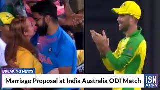 Marriage Proposal at India Australia ODI Match