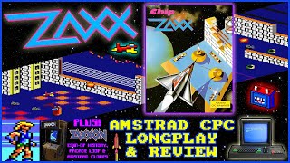 [AMSTRAD CPC]  Zaxx - Longplay & Review! 🚀 + Zaxxon History & Amstrad Zaxxon Clones!! 💥