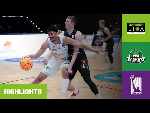 ProA: EPG Baskets Koblenz vs. BG Göttingen | Highlights