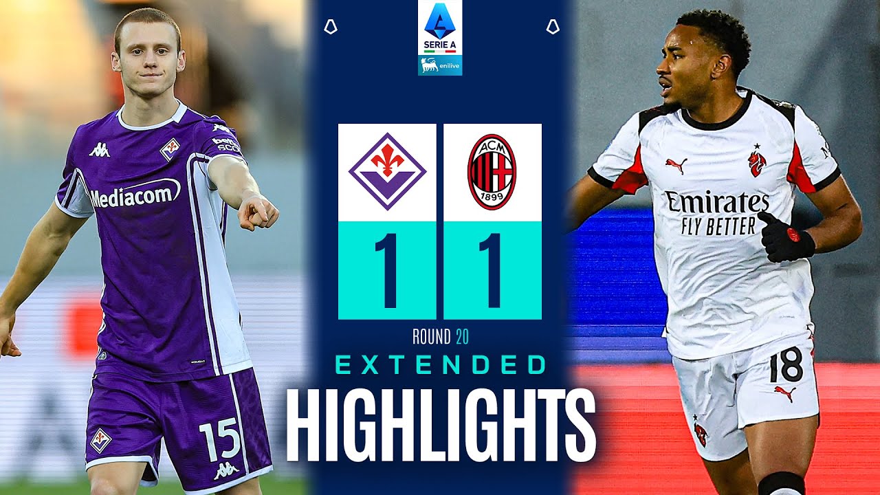 FIORENTINA-MILAN 1-1 | EXTENDED HIGHLIGHTS | SERIE A 2025/26