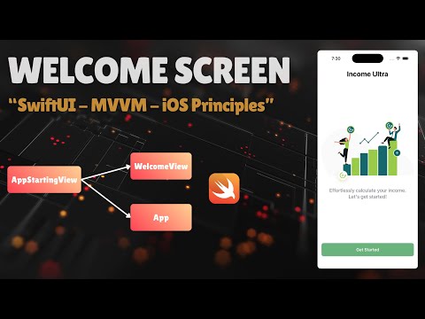Build a Clean SwiftUI Welcome Screen | MVVM + iOS Principles