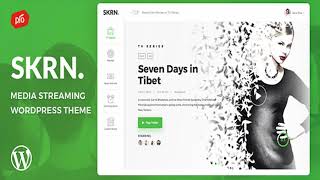 SKRN - Media Streaming App WordPress Theme | Themeforest Website Templates and Themes