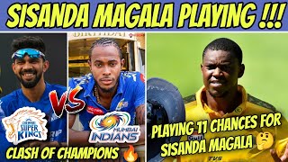 Sisanda Magala In Playing 11 Confirmed ? 🤯 Ruturaj Gaikwad Vs Jofra Archer 🔥 CSK Vs Mi IPL 2023