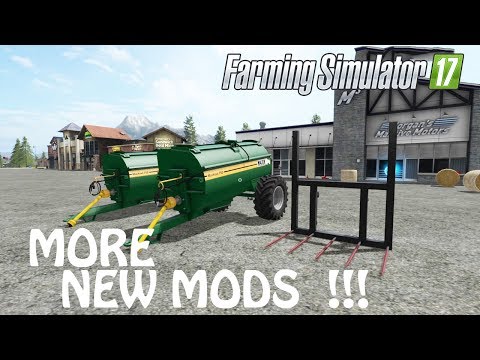NEW MODS AGAIN in Farming Simulator 2017 | ALL NEW AGAIN SAME DAY | PS4 | Xbox One