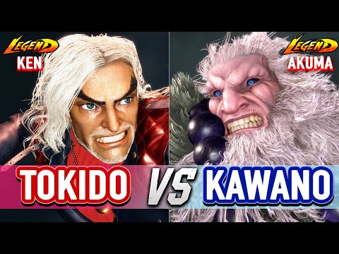 SF6 🔥 TOKIDO (Ken) vs KAWANO (Akuma) 🔥 Street Fighter 6 High Level Gameplay