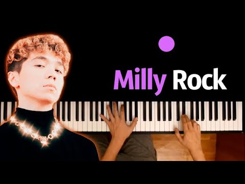 Rakhim - Milly Rock ● караоке | PIANO_KARAOKE ● ᴴᴰ + НОТЫ & MIDI