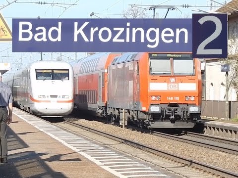 Rheintalbahn - Züge in Bad Krozingen 2/2