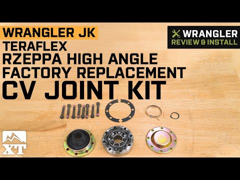 Jeep Wrangler JK Teraflex Rzeppa High-Angle Factory Replacement CV Joint Kit Review & Install