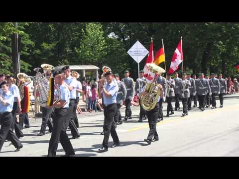 German band Heeresmusikkorps Ulm 2015, Halifax, NS