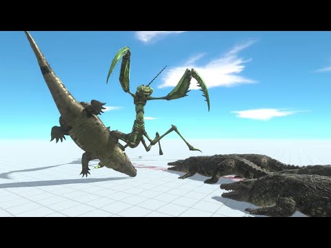 Mantis vs Purussaurus - Animal Revolt Battle Simulator Mantis