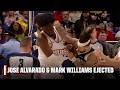 DOUBLE EJECTION 😳 Jose Alvarado & Mark Williams thrown out after BRAWL | NBA on ESPN