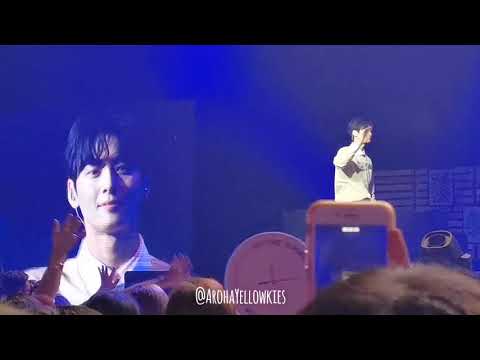 191026 Just One 10 Minute- Cha Eunwoo "Rainbow Falling" live