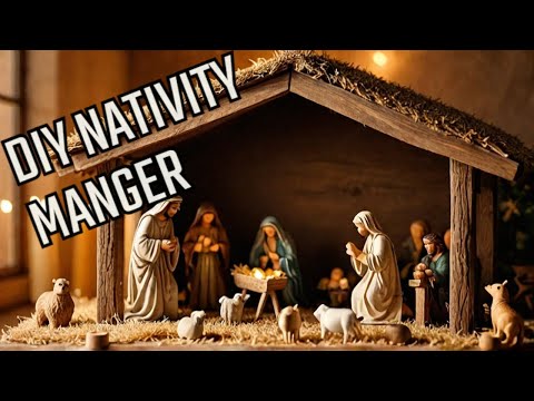 DIY Christmas Nativity Manger That Will Amaze Your Family
