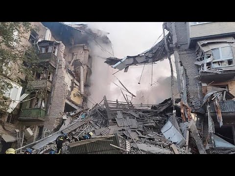 Ukraine war: Two dead after 'Russian rockets hit residential areas' in Zaporizhzhia