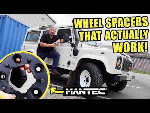 Testing new wheels and spacers for better traction on our Defender.