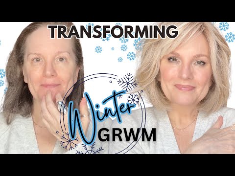 Transforming WINTER GRWM / MAKEUP FOR AGING SKIN / HOW TO GET ON A WIG QUICKLY / OVER 50 BEAUTY