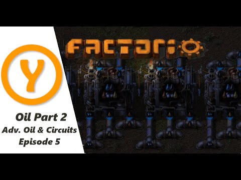 Factorio 1.0 Beginner Guide / Tips / How to! Episode 5! Adv. Oil Processing and Basic Circuits!