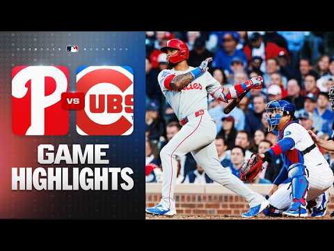시카고컵스 VS 필라델피아 7:2 MLB 스포츠하이라이트