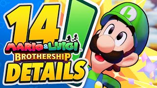 14 SECRETS You Missed in Mario & Luigi: Brothership!