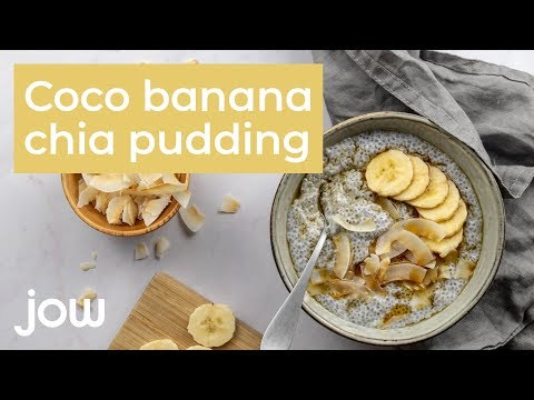 Recette Pudding chia-banane et coco