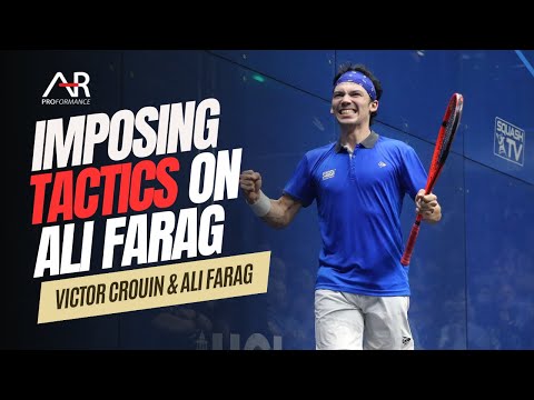 PSA Squash - Victor Crouin Imposes His Tactics on Ali Farag