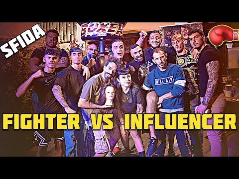 Punchingball Criminale Sfida Fighter VS Influencer