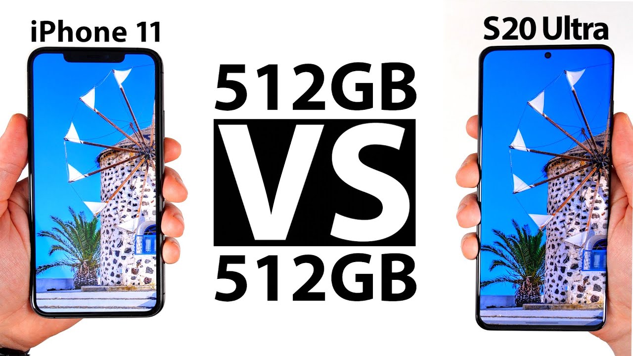 S20 Ultra 512GB vs iPhone 11 Pro Max 512GB Speed Test
