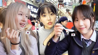 酒帝帶韓國女學生吃豆花