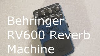 Behringer RV600 Reverb Machine - What To Know & Where To Buy