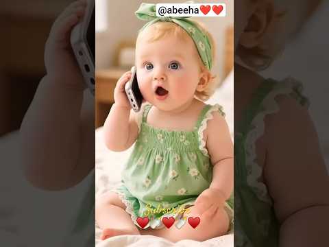 Hello papa😘❤️#babygirl #trending #aivideo #abeeha #youtubeshorts #viral #viralshorts #ytshorts💕💞