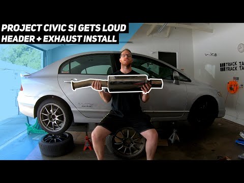 Skunk2 Alpha Header + 3\" Exhaust Upgrade for My FA5 || Project Civic Si Part 29
