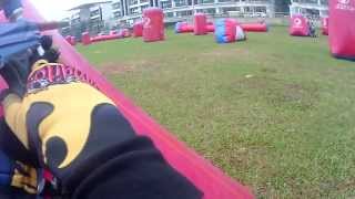 preview picture of video 'Banditos vs. Jom Men Paintball -- Prel Match #5'