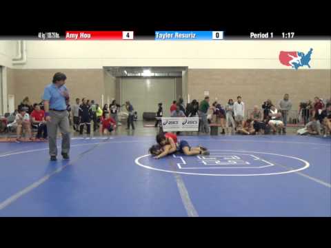 FILA Junior 48 kg / 105.75 lbs. - Amy Hou vs. Tayler Resuriz