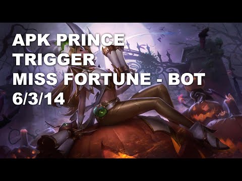 APK Prince Trigger Bot Miss Fortune vs Aphelios - KR Challenger Patch 10.8