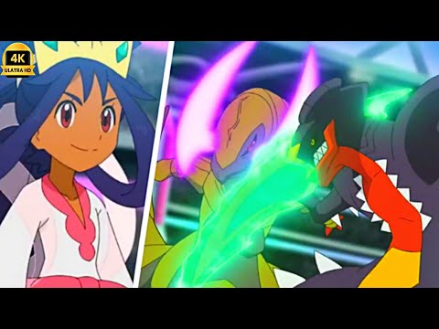 HAXORUS vs MEGA GARCHOMP 😱🤯| | IRIS vs CYNTHIA | English SUBTITLES || Pokémon Journeys | #iris