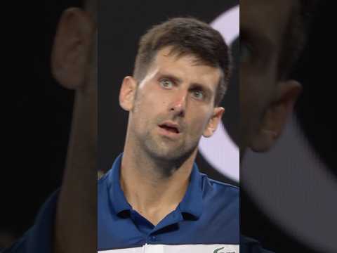 Novak CAN’T believe it! 😰